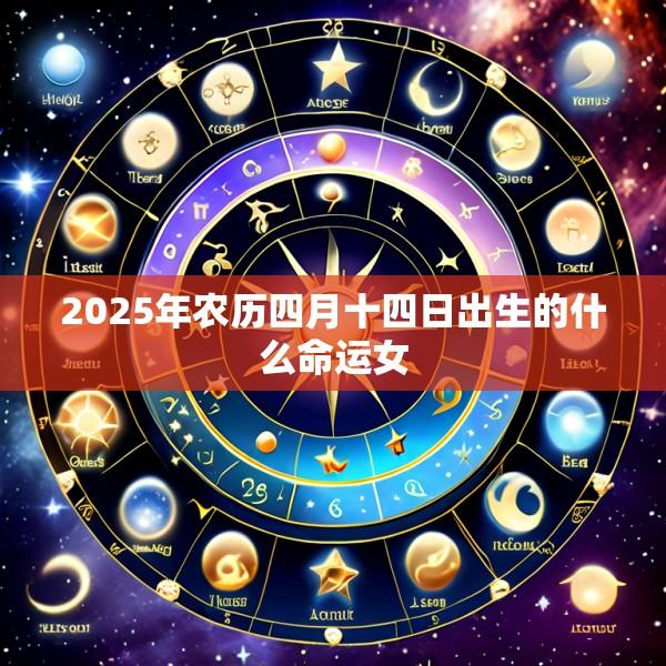 2025年农历四月十四日出生的什么命运女