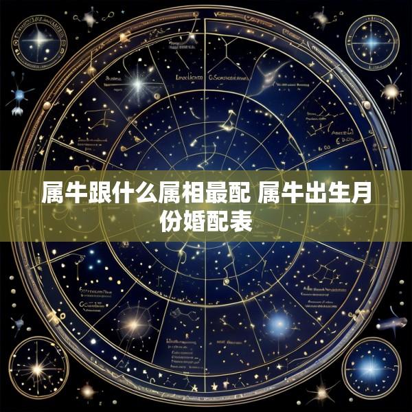 属牛跟什么属相最配 属牛出生月份婚配表