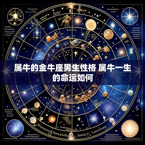 属牛的金牛座男生性格 属牛一生的命运如何