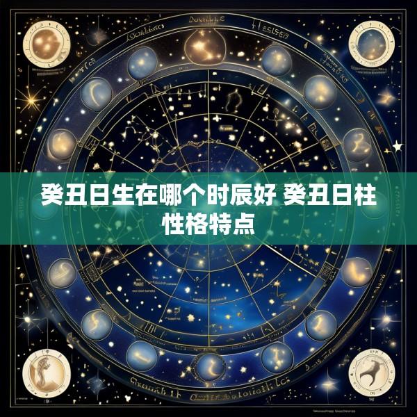 癸丑日生在哪个时辰好 癸丑日柱性格特点