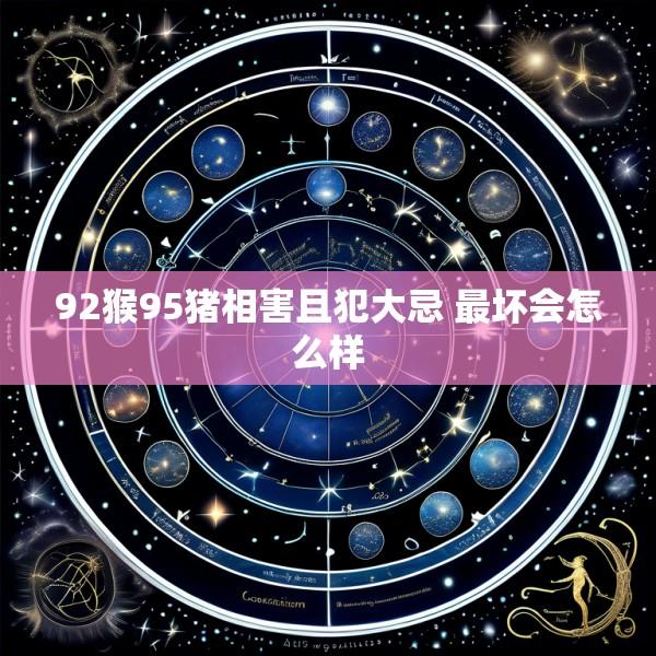 92猴95猪相害且犯大忌 最坏会怎么样