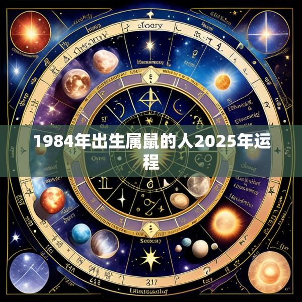 1984年出生属鼠的人2025年运程