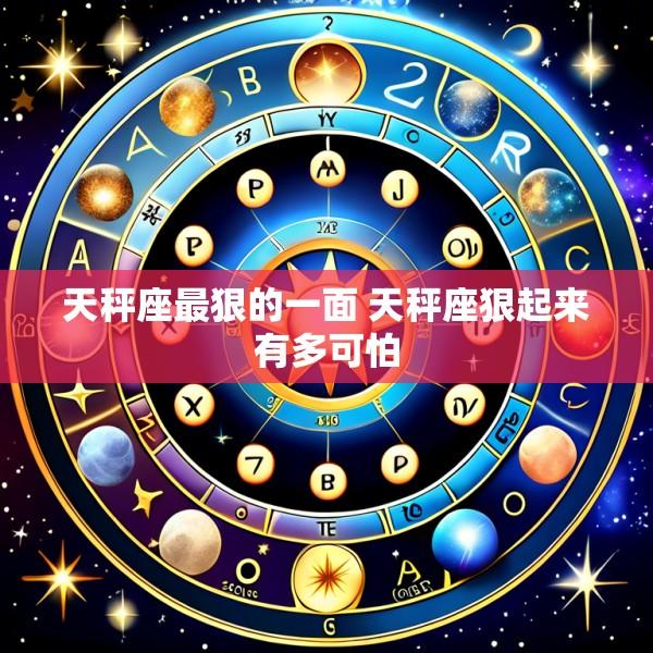 天秤座最狠的一面 天秤座狠起来有多可怕