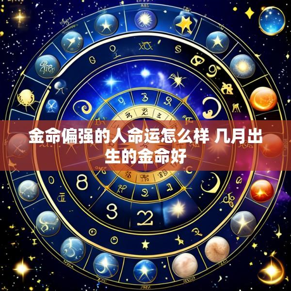 金命偏强的人命运怎么样 几月出生的金命好