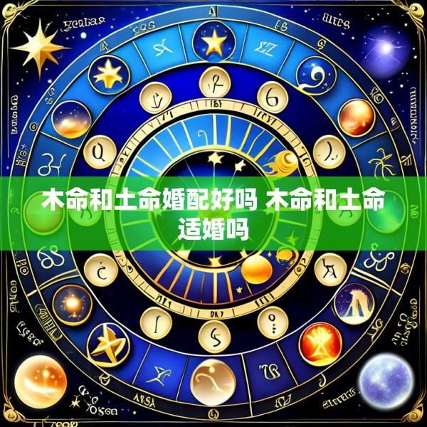 木命和土命婚配好吗 木命和土命适婚吗