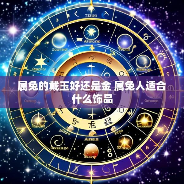 属兔的戴玉好还是金 属兔人适合什么饰品