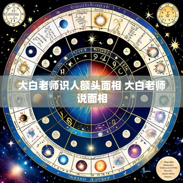 大白老师识人额头面相 大白老师说面相