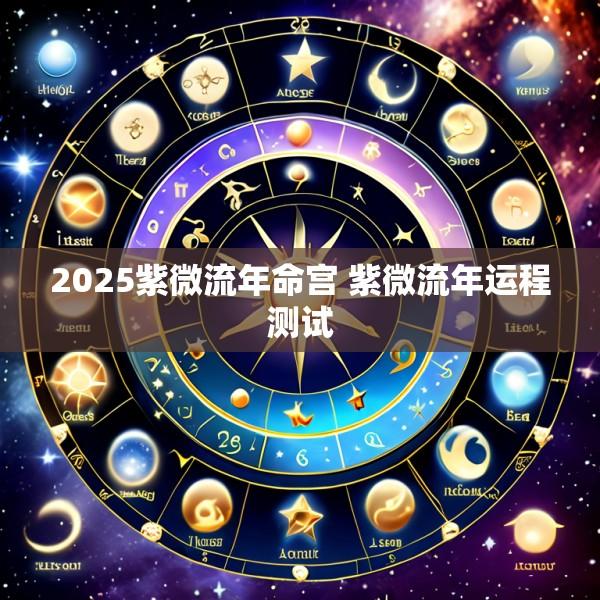 2025紫微流年命宫 紫微流年运程测试