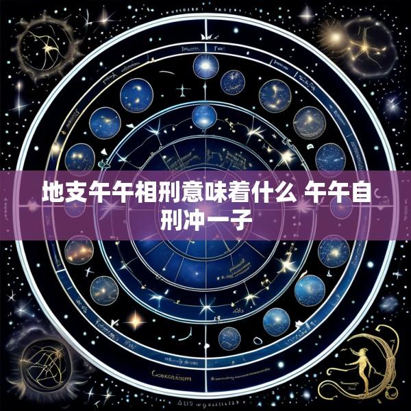 地支午午相刑意味着什么 午午自刑冲一子