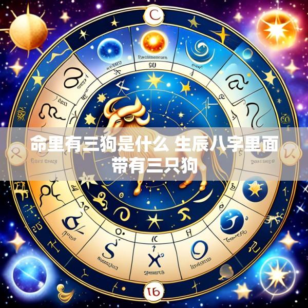 命里有三狗是什么 生辰八字里面带有三只狗
