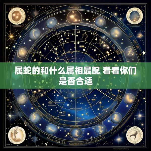 属蛇的和什么属相最配 看看你们是否合适
