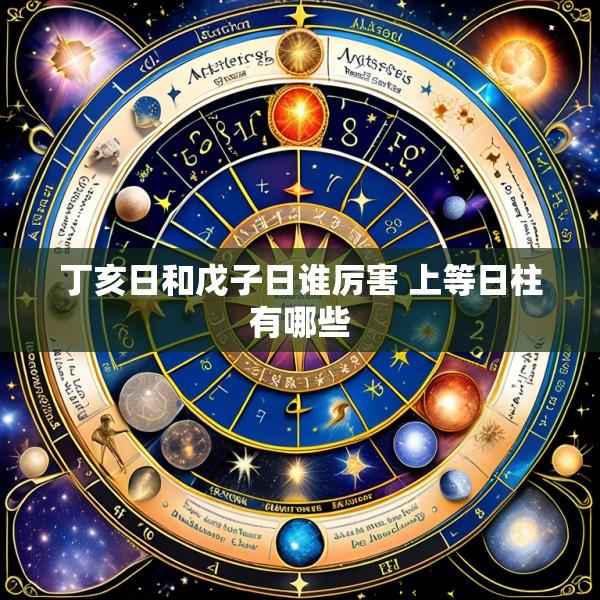 丁亥日和戊子日谁厉害 上等日柱有哪些