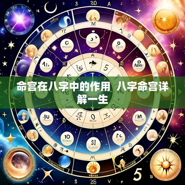命宫在八字中的作用  八字命宫详解一生