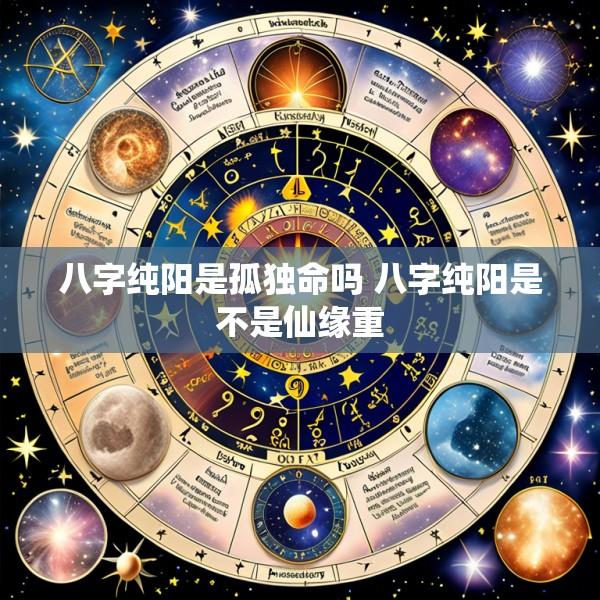 八字纯阳是孤独命吗 八字纯阳是不是仙缘重