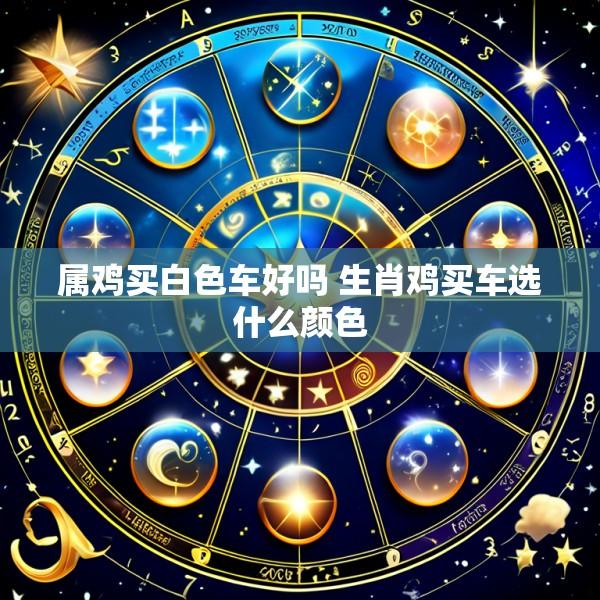 属鸡买白色车好吗 生肖鸡买车选什么颜色