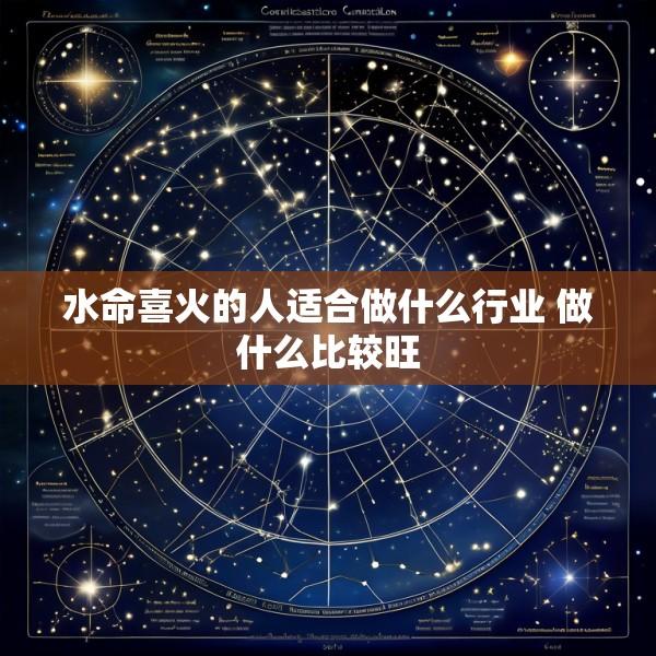 水命喜火的人适合做什么行业 做什么比较旺