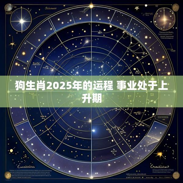 狗生肖2025年的运程 事业处于上升期