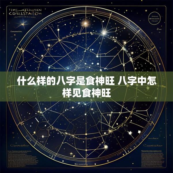 什么样的八字是食神旺 八字中怎样见食神旺