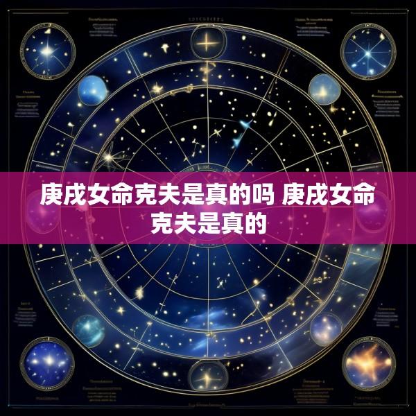 庚戌女命克夫是真的吗 庚戌女命克夫是真的