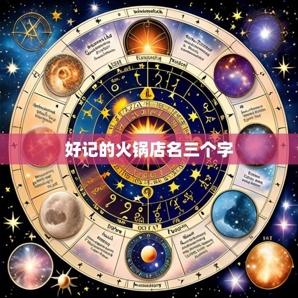 好记的火锅店名三个字