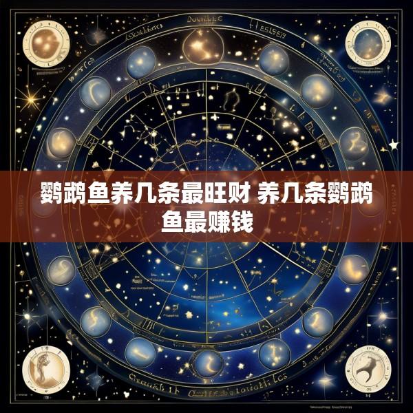 鹦鹉鱼养几条最旺财 养几条鹦鹉鱼最赚钱