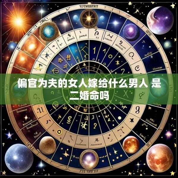 偏官为夫的女人嫁给什么男人 是二婚命吗