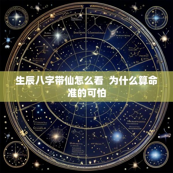 生辰八字带仙怎么看 为什么算命准的可怕