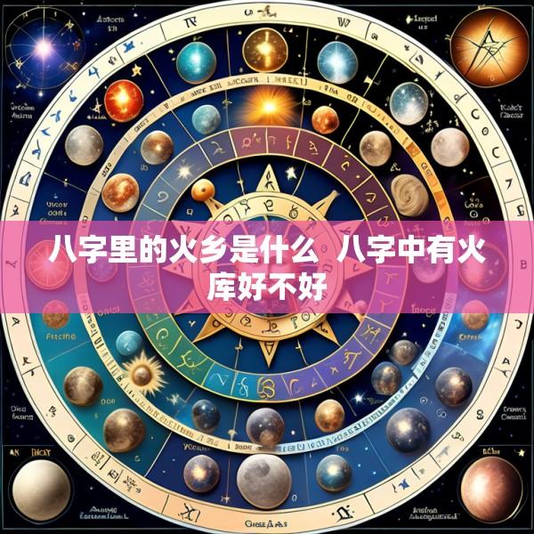 八字里的火乡是什么  八字中有火库好不好