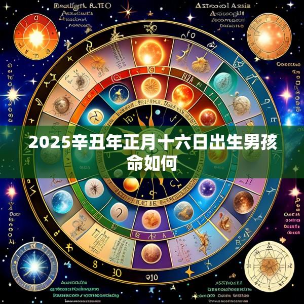 2025辛丑年正月十六日出生男孩命如何
