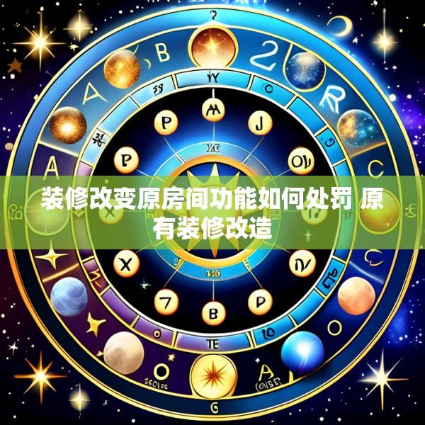 装修改变原房间功能如何处罚 原有装修改造