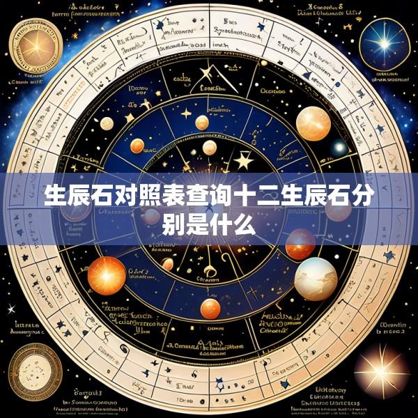生辰石对照表查询十二生辰石分别是什么