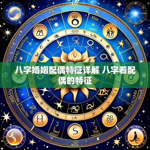 八字婚姻配偶特征详解 八字看配偶的特征