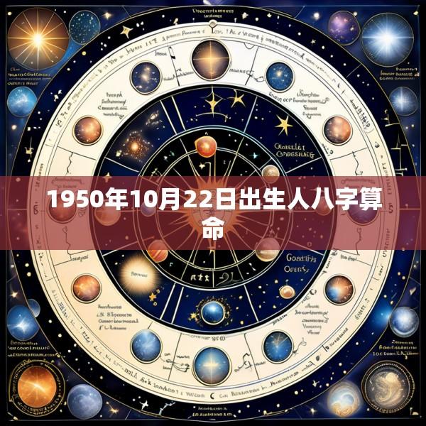 1950年10月22日出生人八字算命