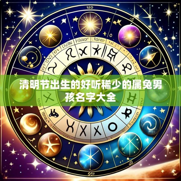 清明节出生的好听稀少的属兔男孩名字大全