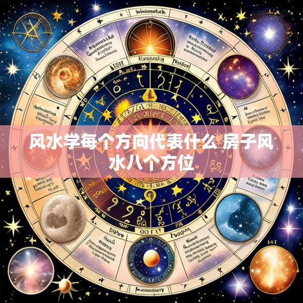 风水学每个方向代表什么 房子风水八个方位