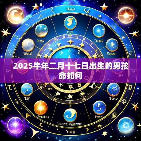 2025牛年二月十七日出生的男孩命如何