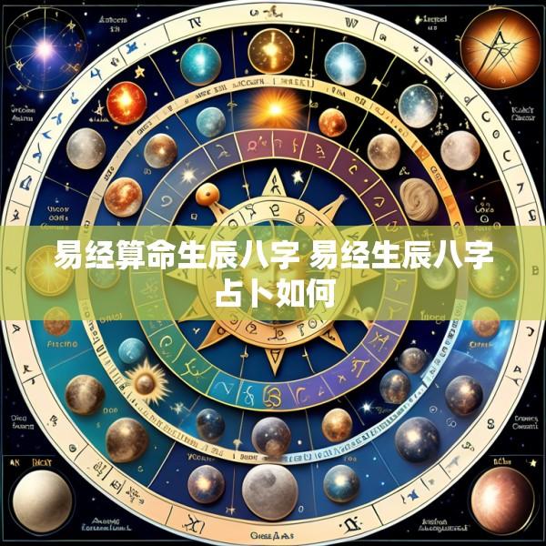 易经算命生辰八字 易经生辰八字占卜如何