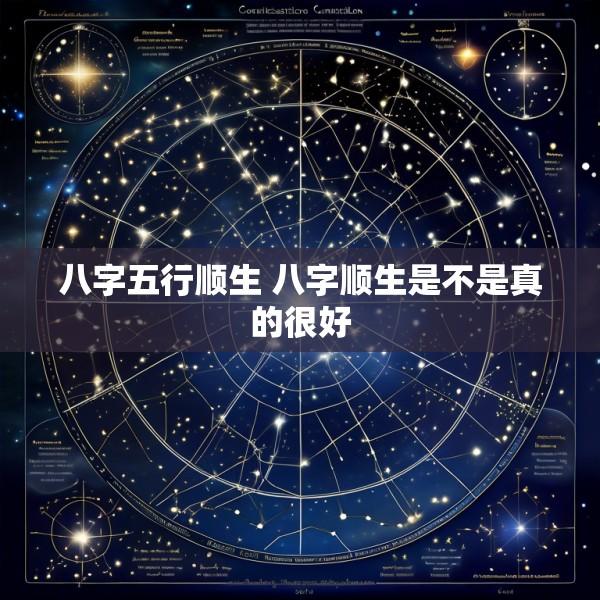 八字五行顺生 八字顺生是不是真的很好
