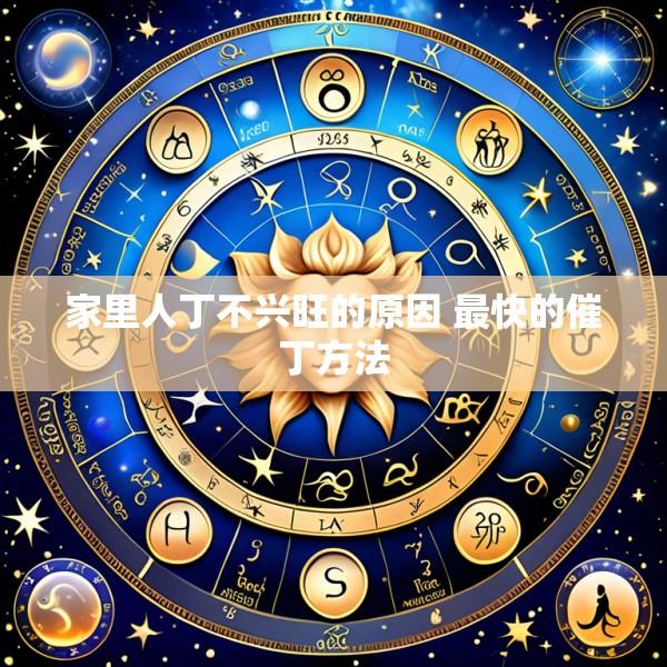 家里人丁不兴旺的原因 最快的催丁方法