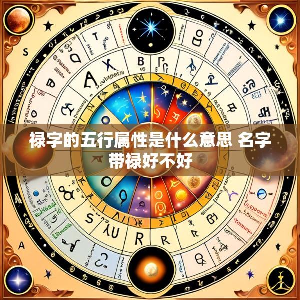 禄字的五行属性是什么意思 名字带禄好不好