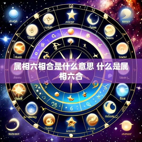 属相六相合是什么意思 什么是属相六合
