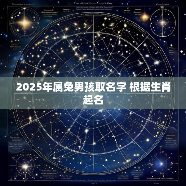 2025年属兔男孩取名字 根据生肖起名