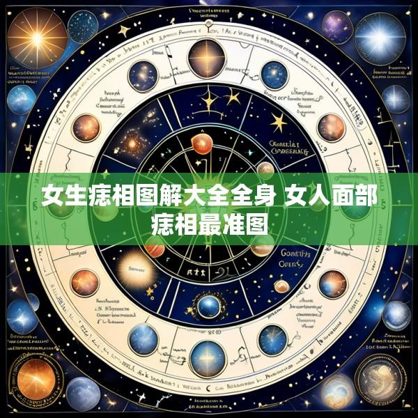 女生痣相图解大全全身 女人面部痣相最准图