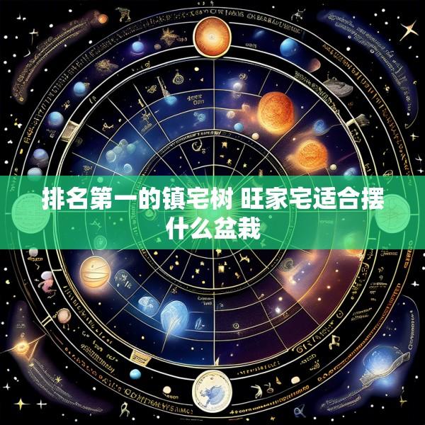排名第一的镇宅树 旺家宅适合摆什么盆栽