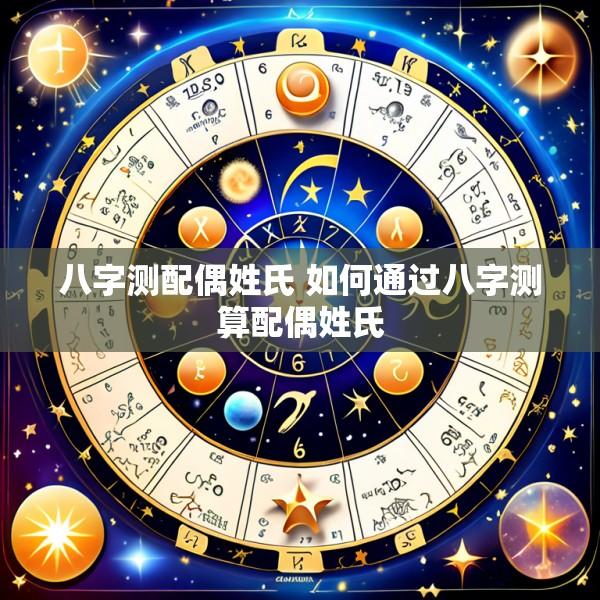 八字测配偶姓氏 如何通过八字测算配偶姓氏