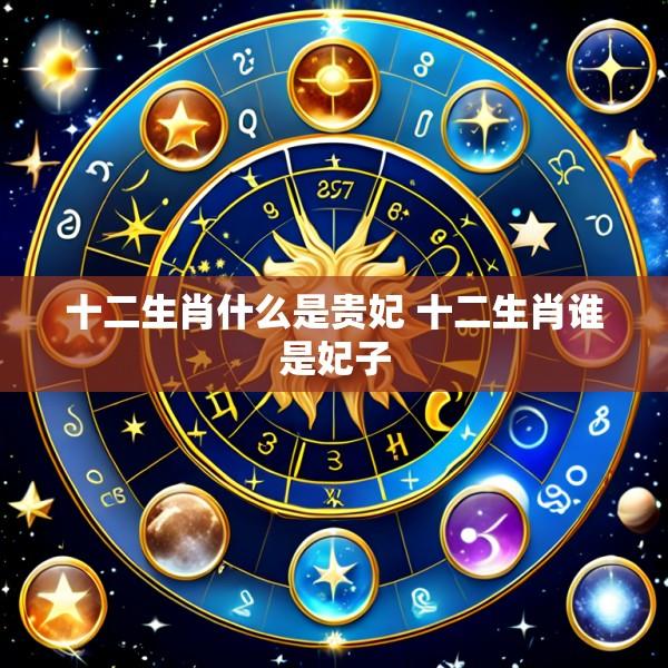十二生肖什么是贵妃 十二生肖谁是妃子