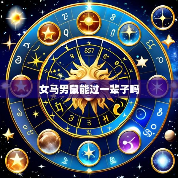 女马男鼠能过一辈子吗