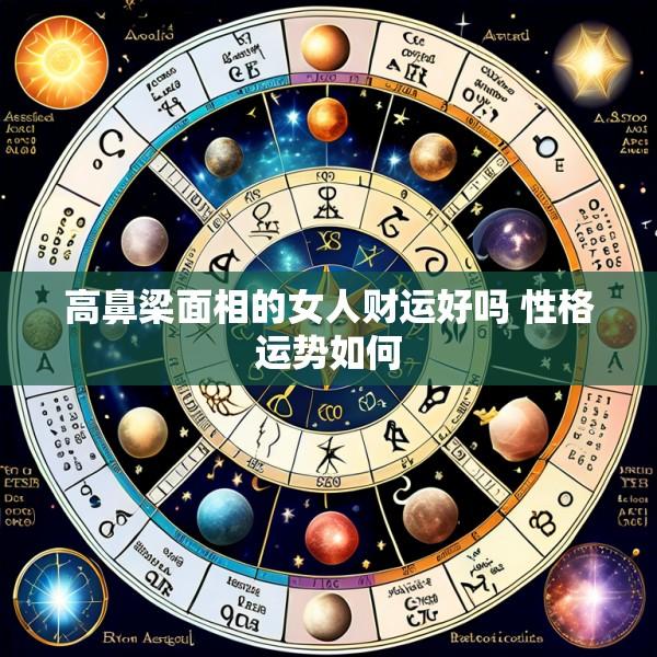高鼻梁面相的女人财运好吗 性格运势如何