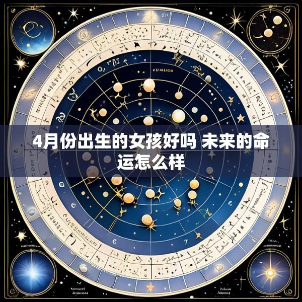 4月份出生的女孩好吗 未来的命运怎么样