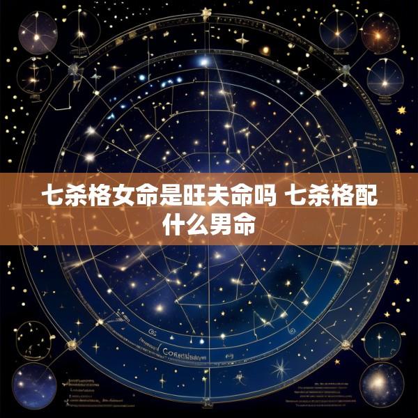 七杀格女命是旺夫命吗 七杀格配什么男命